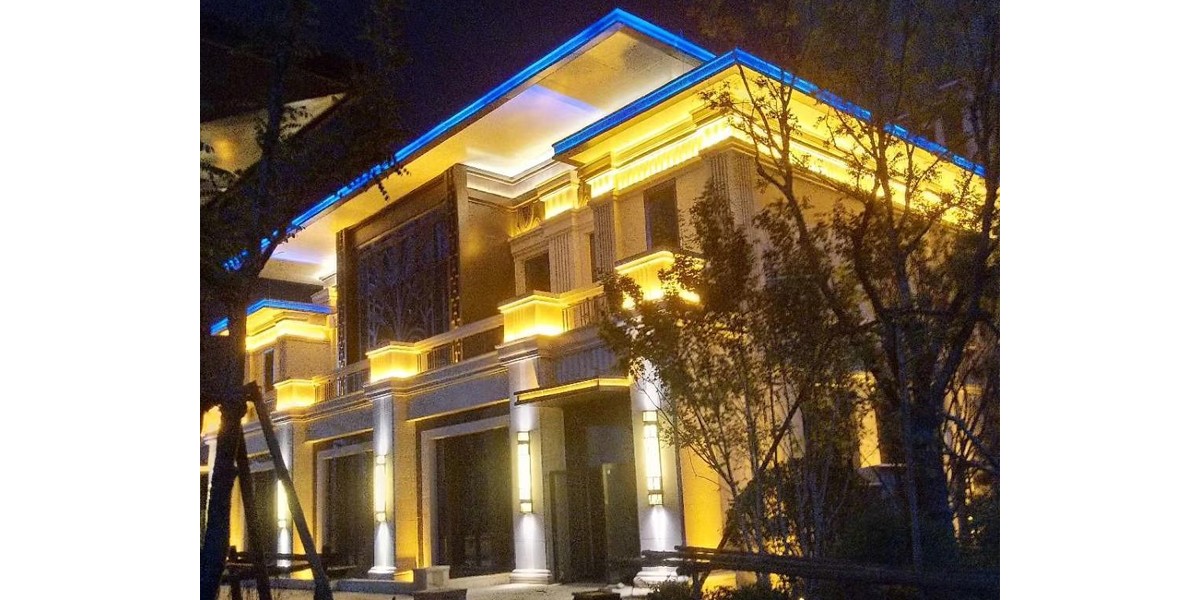 天津市武清區恒大翡翠灣售樓處亮化工程