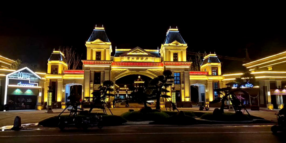 亮麗龍的河北唐山恒大地產亮化工程案例 亮麗龍的河北唐山恒大地產亮化工程案例