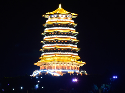 古建筑亮化 古建筑亮化