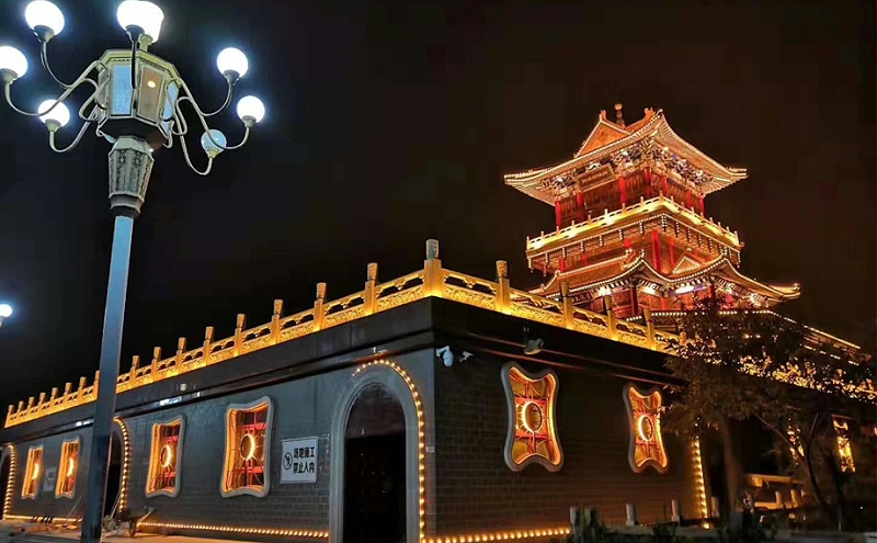 古建筑亮化 古建筑亮化