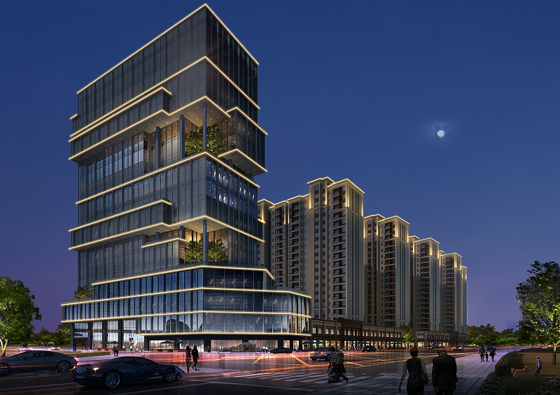 城市地標樓體亮化 城市地標樓體亮化