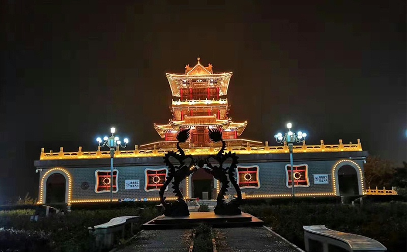 河北省青龍縣青龍閣亮化項目 河北省青龍縣青龍閣亮化項目