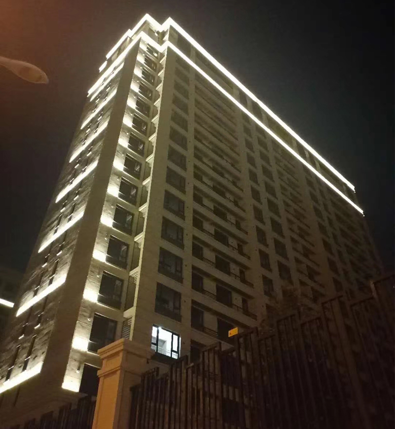 唐山南湖春曉樓體亮化工程 唐山南湖春曉樓體亮化工程