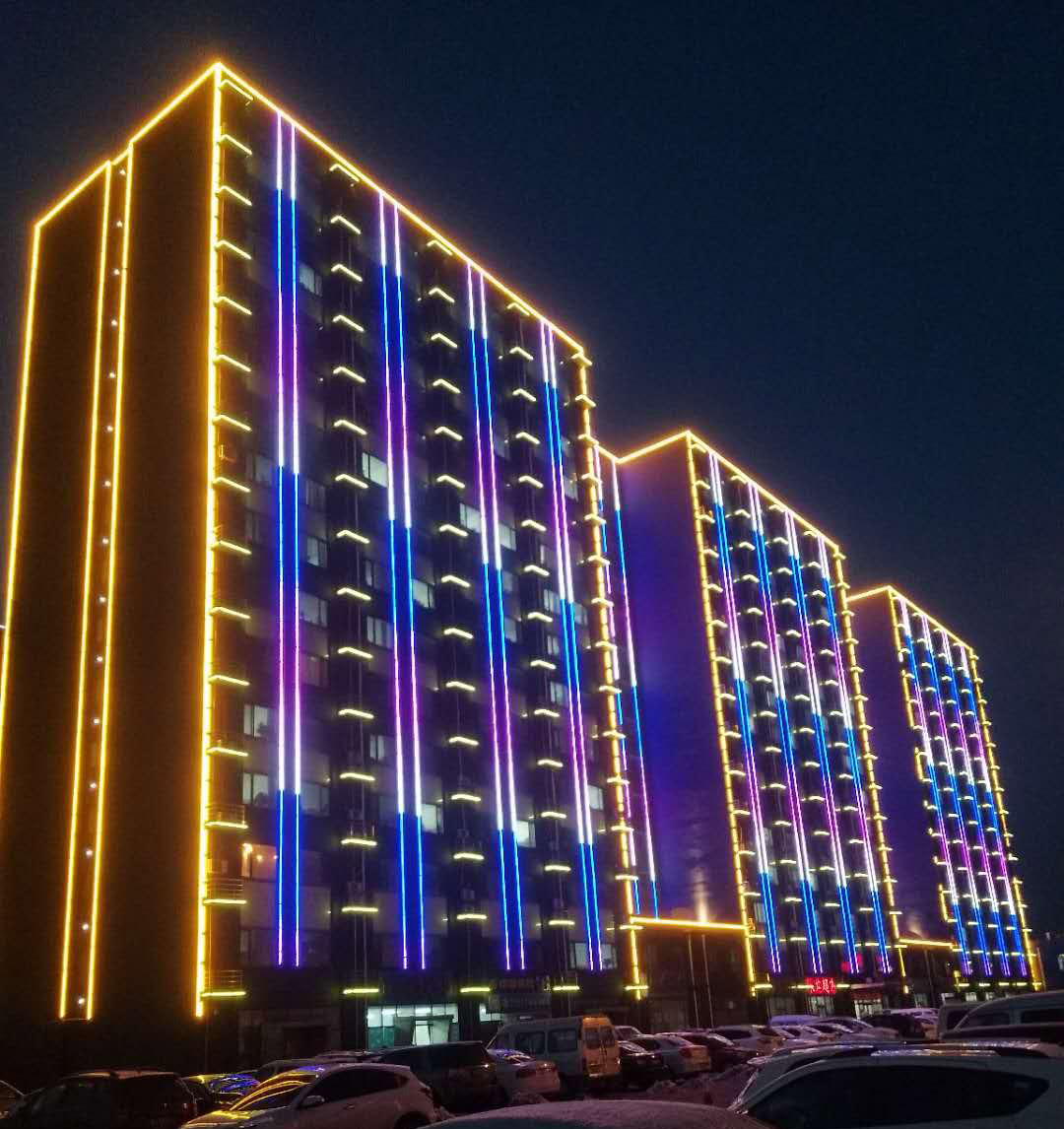 河北唐山京唐公司協力大樓外墻燈光亮化工程1.jpg